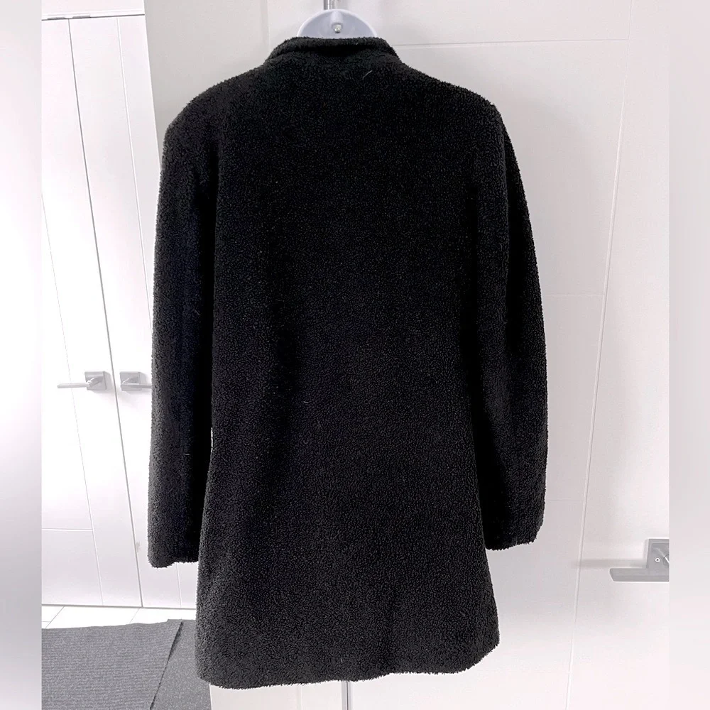 Maccs ❤️ the label/ Sherpa Teddy jacket/ Snap buttons/ Oversized/ Size US XS - Picture 6 of 12